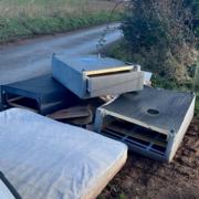 Mattresses and beds found dumped in Wolverley