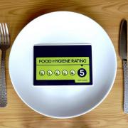 New food hygiene ratings have been awarded