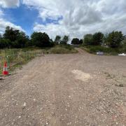 The land off Chester Road South which will go under the hammer