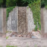 Kidderminster's 'Great Wall' waterfall feature