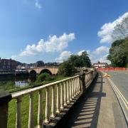 Bewdley Bridge has been closed for traffic since August 29