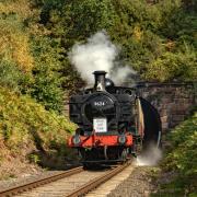 Leaving Bewdley tunnel on Friday 8th September.