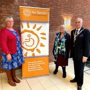 From left to right councillor Nicky Gale, councillor Fran Oborski, and Chairman of the Council Chris Rogers.