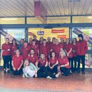Wilko staff had one final group photo before the store closed its doors for good