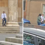 COURT: Scott Bellamy leaving Worcester Crown Court