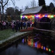 The Christmas light switch-on in Broadwaters Park was a big success