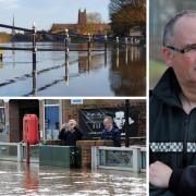 WARNING: Dave Throup has issued a warning about flooding. Pictures Newsquest/Anil Patel