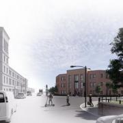 An artist's impression of the new accommodation building