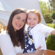 Jen Kelly with daughter Grace