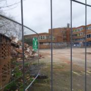 Demolition work stopped at the County Buildings in Stourport