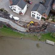 The Environment Agency has issued an update on the flood barrier work