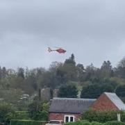 Air ambulance called after crash near Stourport