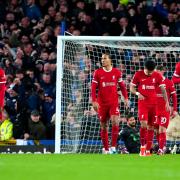 Liverpool struggled at Goodison Park (Peter Byrne/PA)