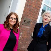 Emma Chater (left), who has joined mfg Solicitors' commercial property team, pictured with partner and head of the commercial property division Clare Regan (right)