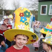 Hat-trick: Sytchampton pupil Jack Sanders who won best bonnet in year one.
