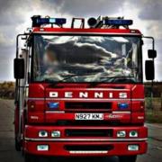 Firefighters tackle Trimpley car blaze