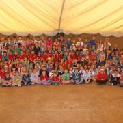 e Big adventure: Members of the Kidderminster District Beaver Scouts at the sleepover.
