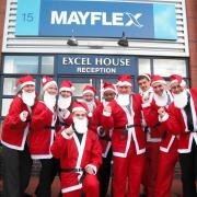 Mayflex Staff get KEMP Santa Clause Fever