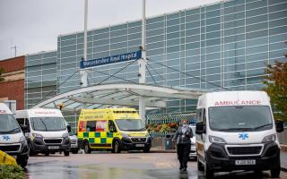 NHS: Covid date for Worcestershire Acute Hospitals NHS Trust including Worcestershire Royal Hospital