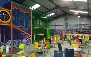 The new soft play opened last month and is suitable for children up to 12 years old