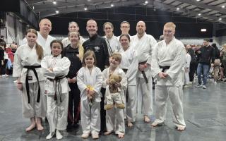 The karate squad with eight set to represent England