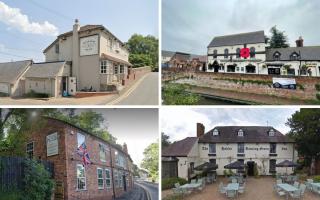 Some of the top rated pubs in Worcestershire