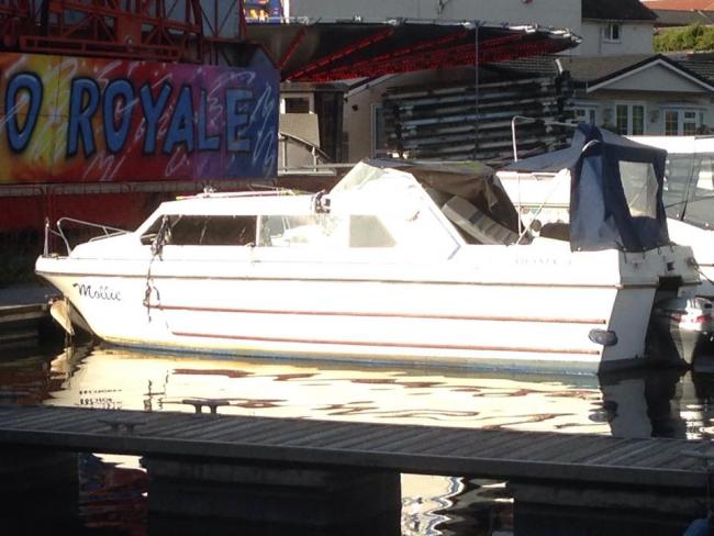 The boat has now been moved to Stourport Marina following this morning's explosion