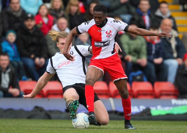 Mani Sonupe has committed to Harriers for next season. Photo by Adrian Hoskins